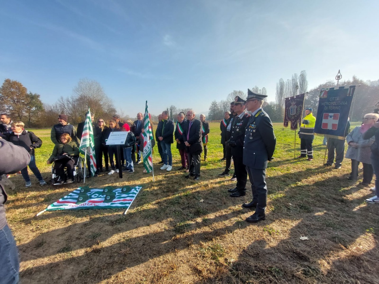 Inaugurato il “Giardino del Ricordo” per le cinque vittime della tragedia ferroviaria
