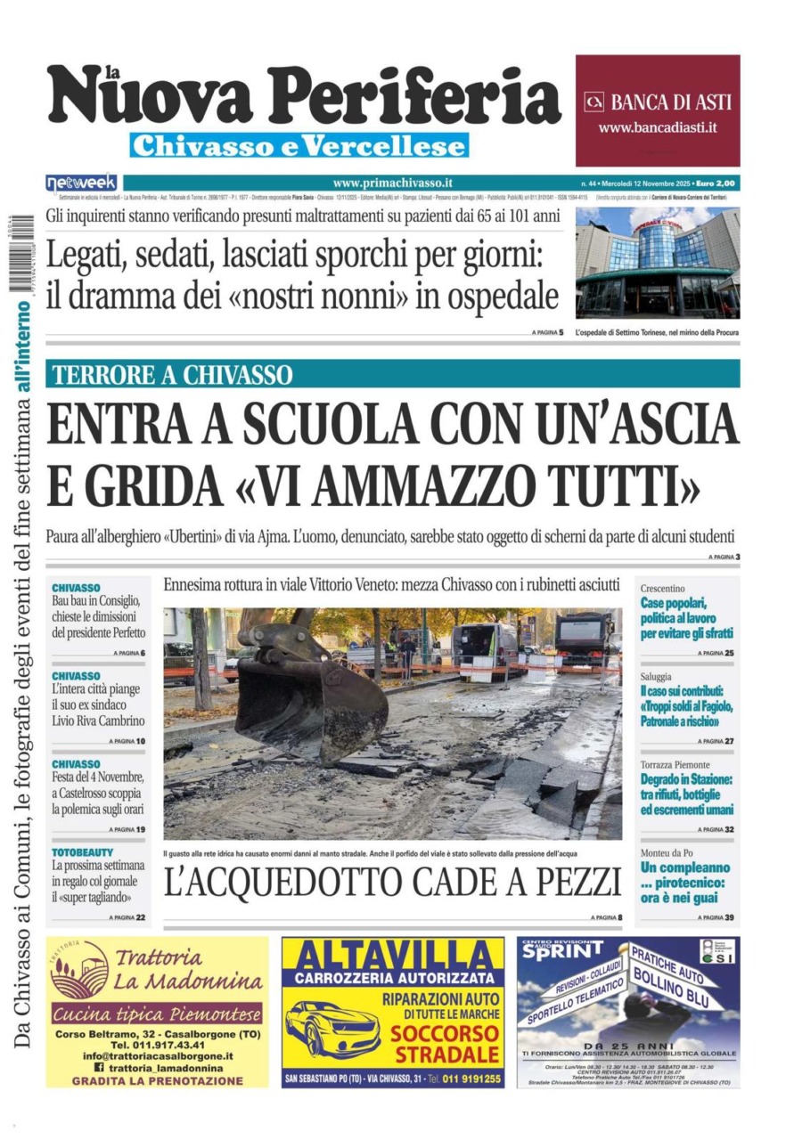 La Nuova Periferia è in edicola da oggi, mercoledì 12 novembre