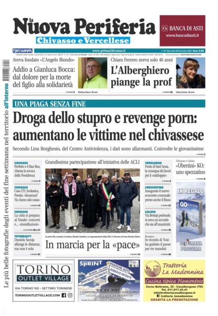 La Nuova Periferia è in edicola da oggi, mercoledì 26 novembre