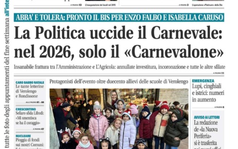 La Nuova Periferia è in edicola da oggi, mercoledì 10 dicembre