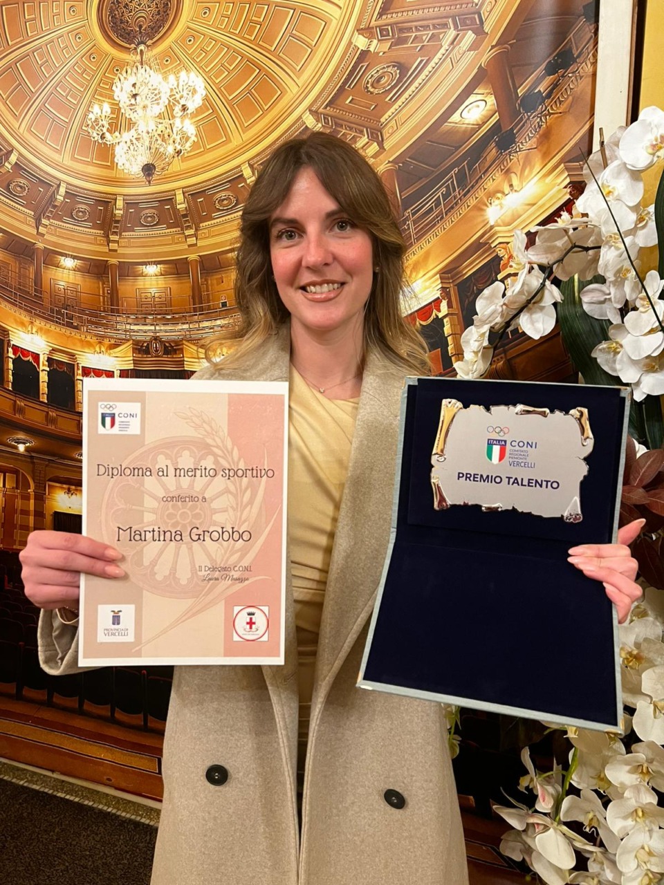 Pole dance, Martina Grobbo premiata dal CONI