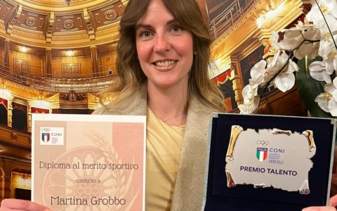 Pole dance, Martina Grobbo premiata dal CONI