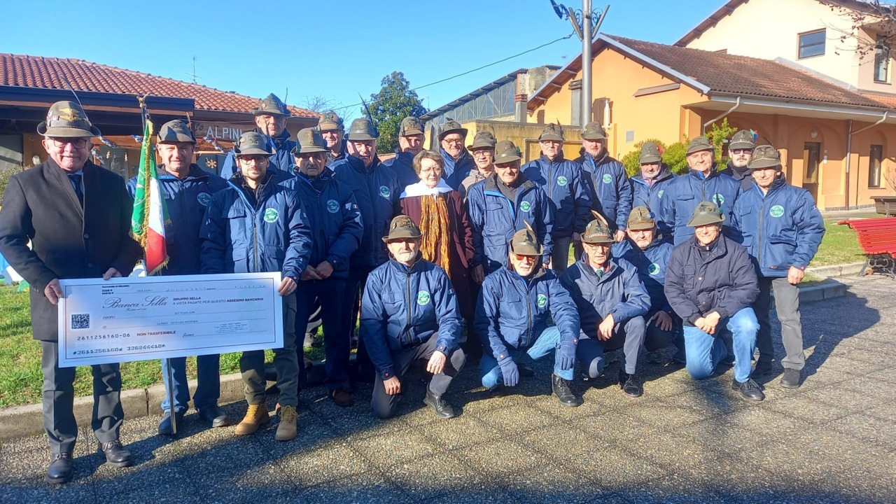 Maltempo, gli Alpini aiutano l’amico Pasteris: raccolti 7 mila euro