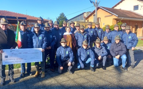 Maltempo, gli Alpini aiutano l’amico Pasteris: raccolti 7 mila euro