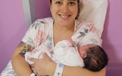 A Chivasso è nata Ginevra, è il primo parto del 2026 in Piemonte