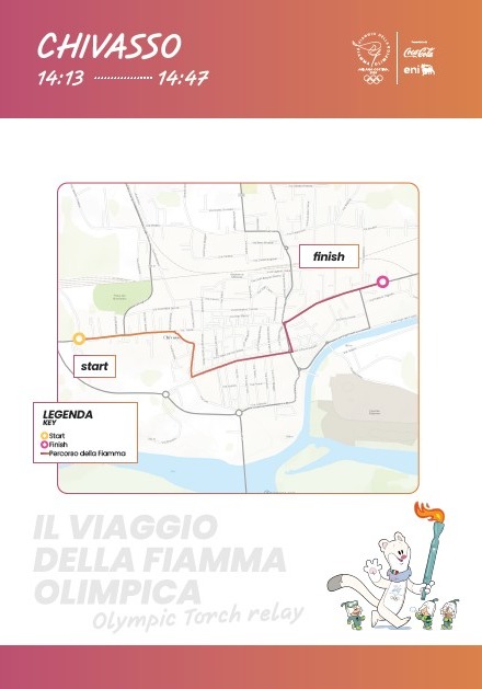 Olimpiadi Cortina 2026. Pecco “tedoforo”, ma non a Chivasso