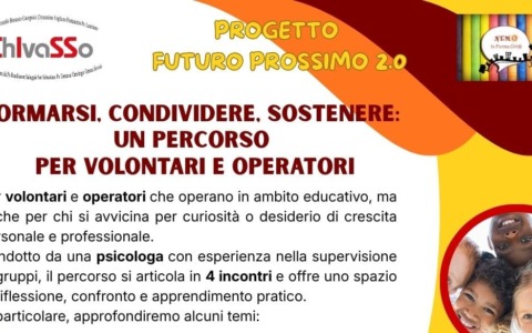 Formarsi, condividere, sostenere: percorso per volontari e operatori