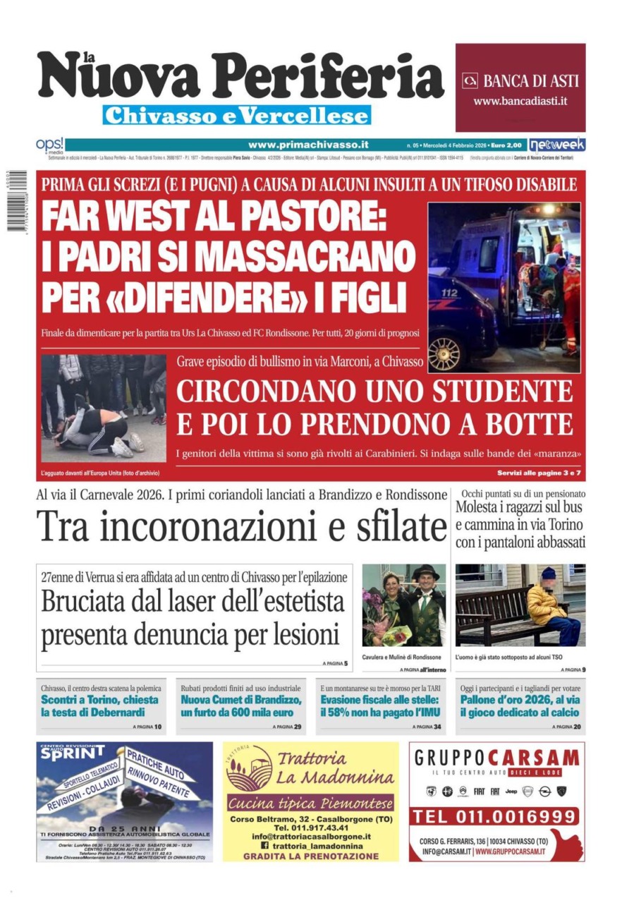 La Nuova Periferia è in edicola oggi, mercoledì 4 febbraio