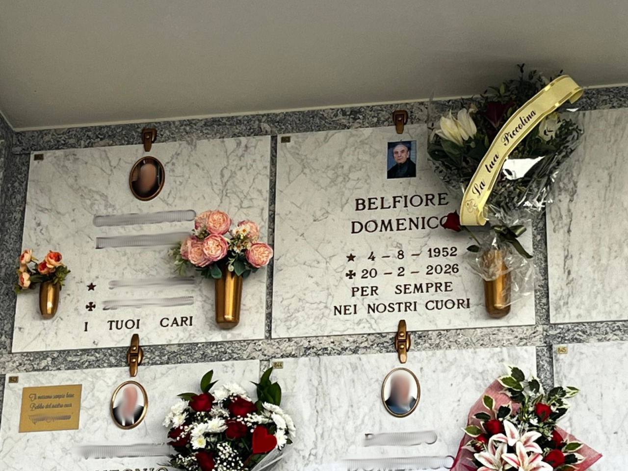 Belfiore, funerali blindati e una tomba… “segreta”