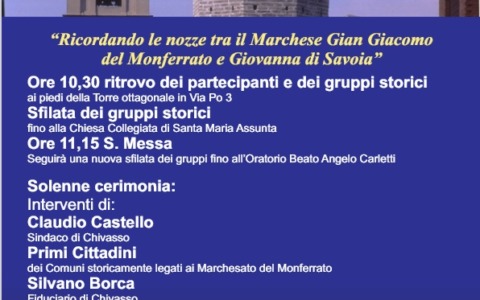 Chivasso celebra il Marchese Gian Giacomo del Monferrato