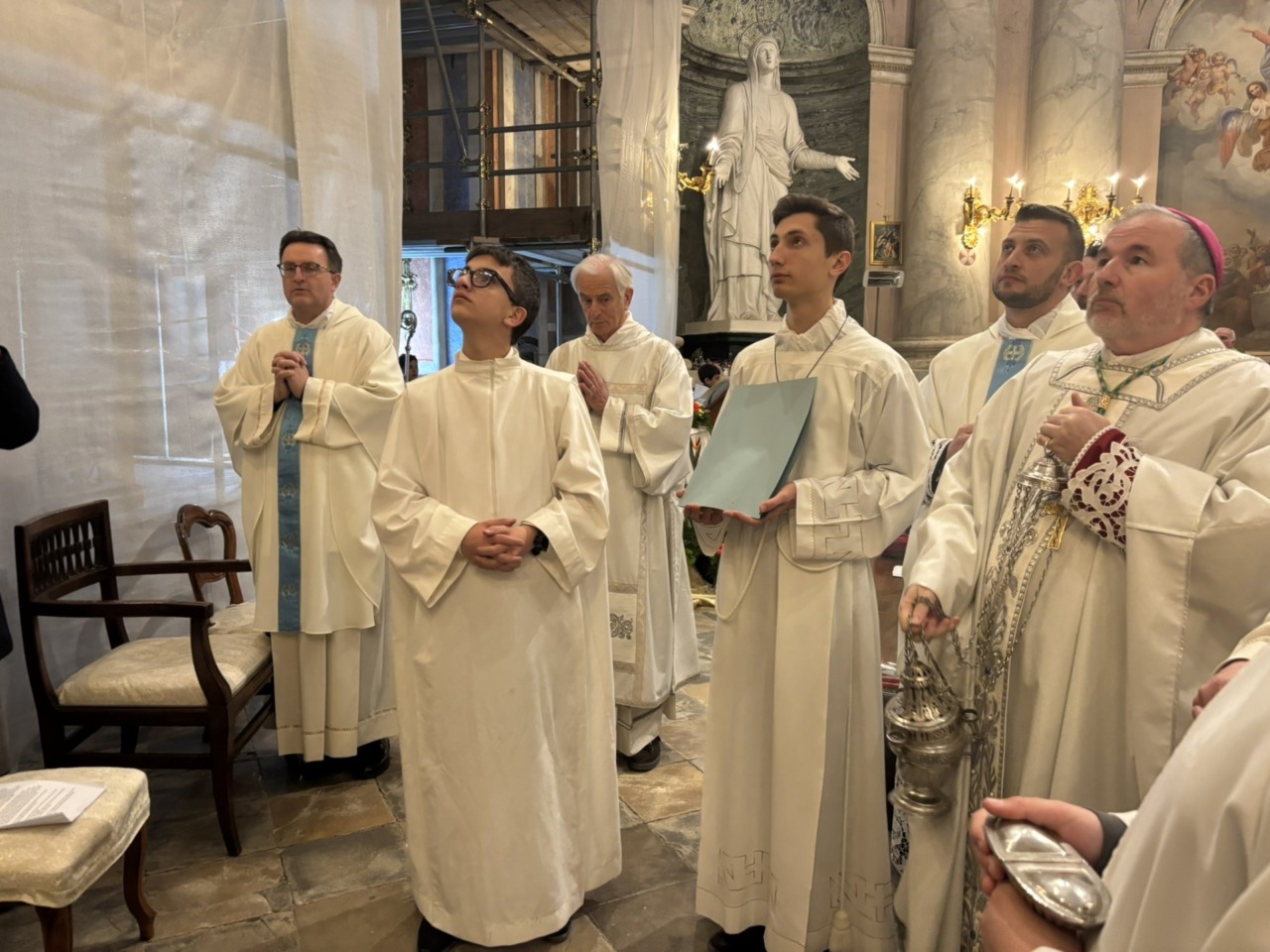 San Giuseppe, il Vescovo inaugura la statua restaurata