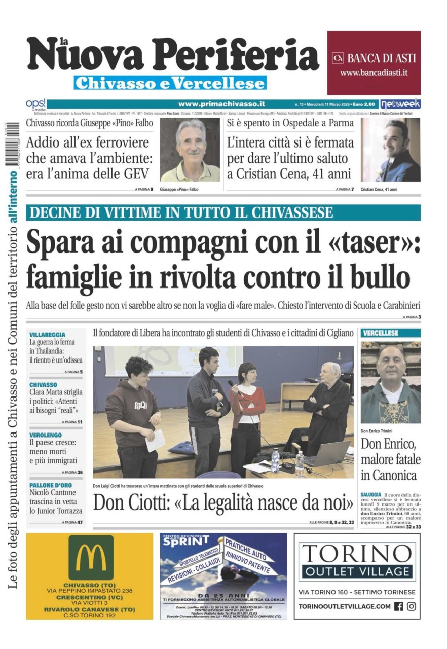 La Nuova Periferia è in edicola oggi, mercoledì 11 marzo