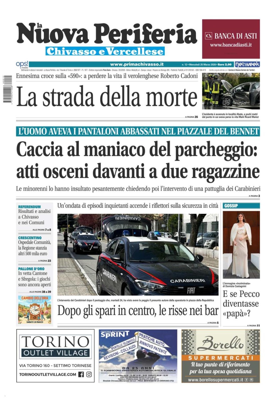 La Nuova Periferia è in edicola oggi, mercoledì 25 marzo