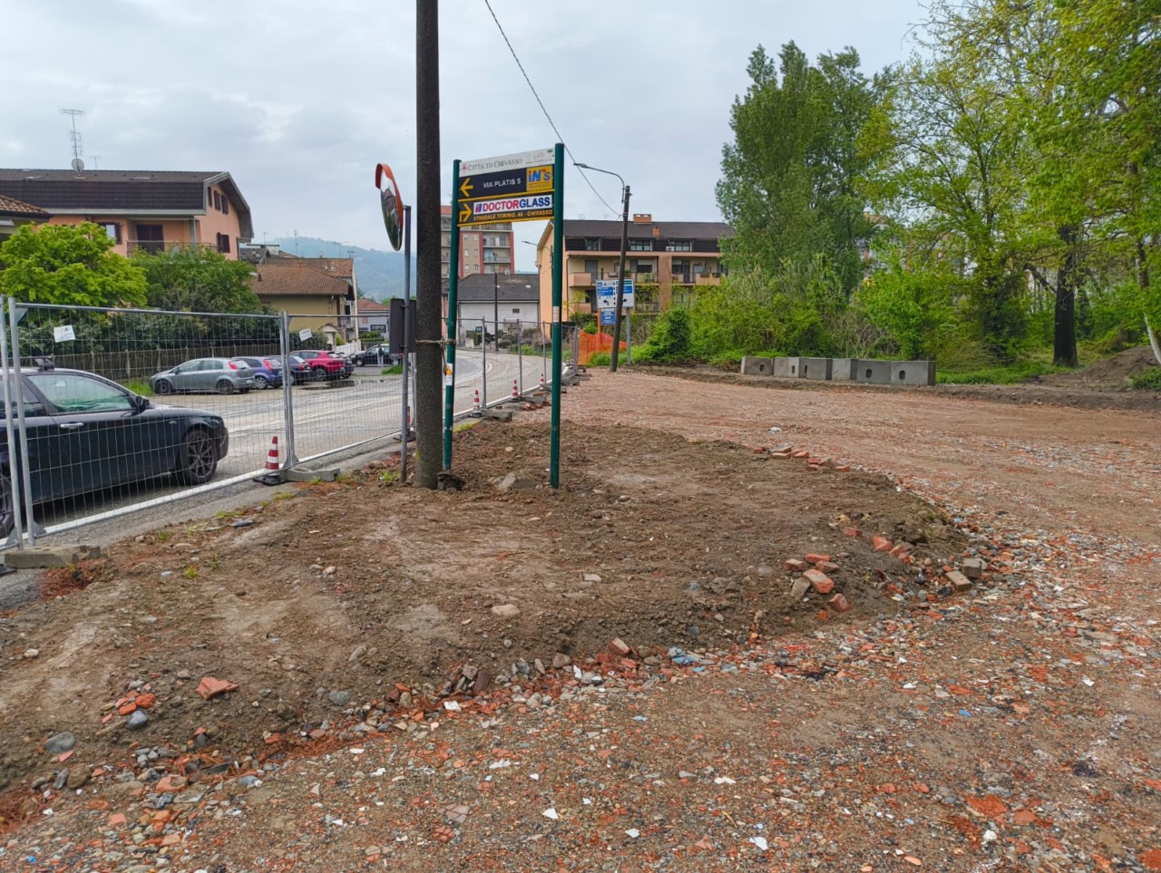 Nasce la rotonda della discordia: «Porterà cemento al Mauriziano»