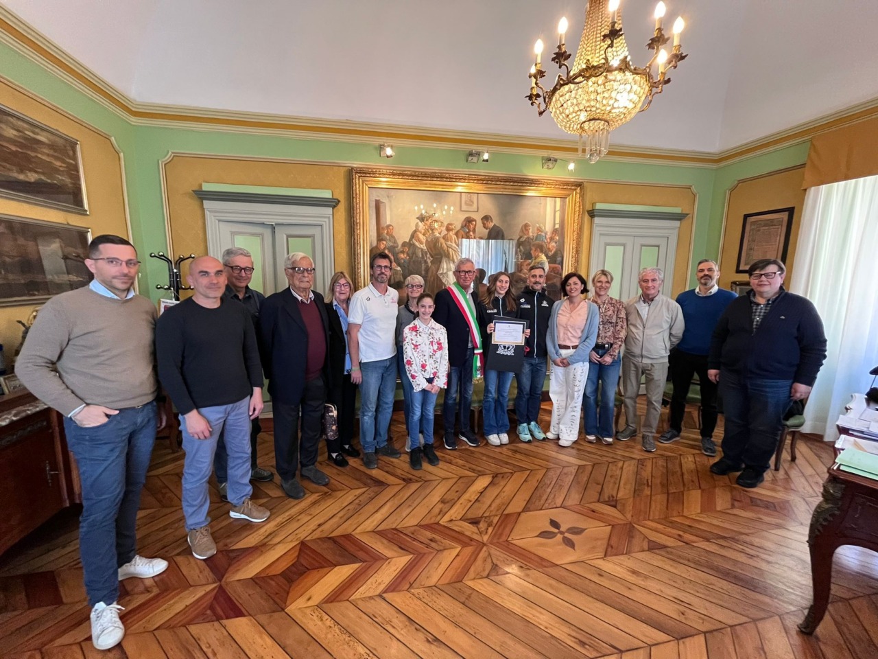 Chivasso celebra la campionessa italiana di nuoto Lara Ariagno