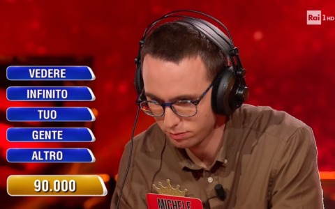 Michele Franchi protagonista a “L’Eredità”: perde 90mila euro per una sola lettera