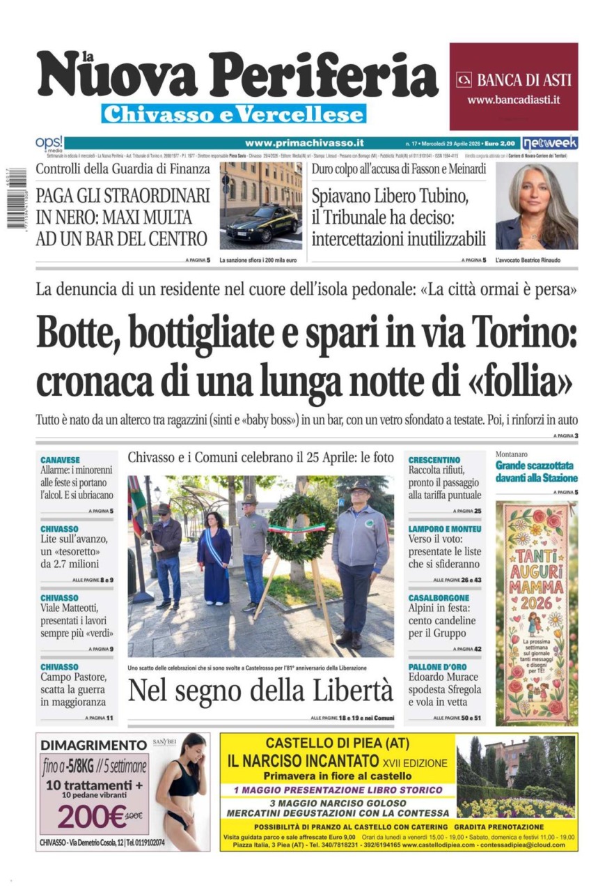 La Nuova Periferia è in edicola oggi, mercoledì 29 aprile