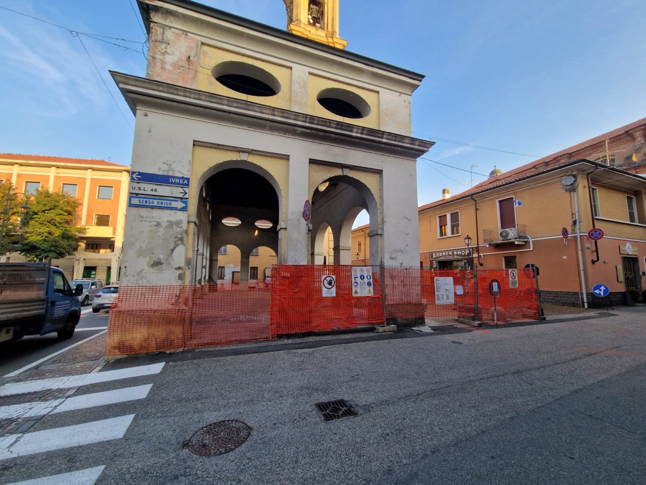 Campane spente per i lavori in centro