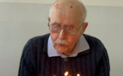 Nonno Dante spegne 101 candeline: la festa