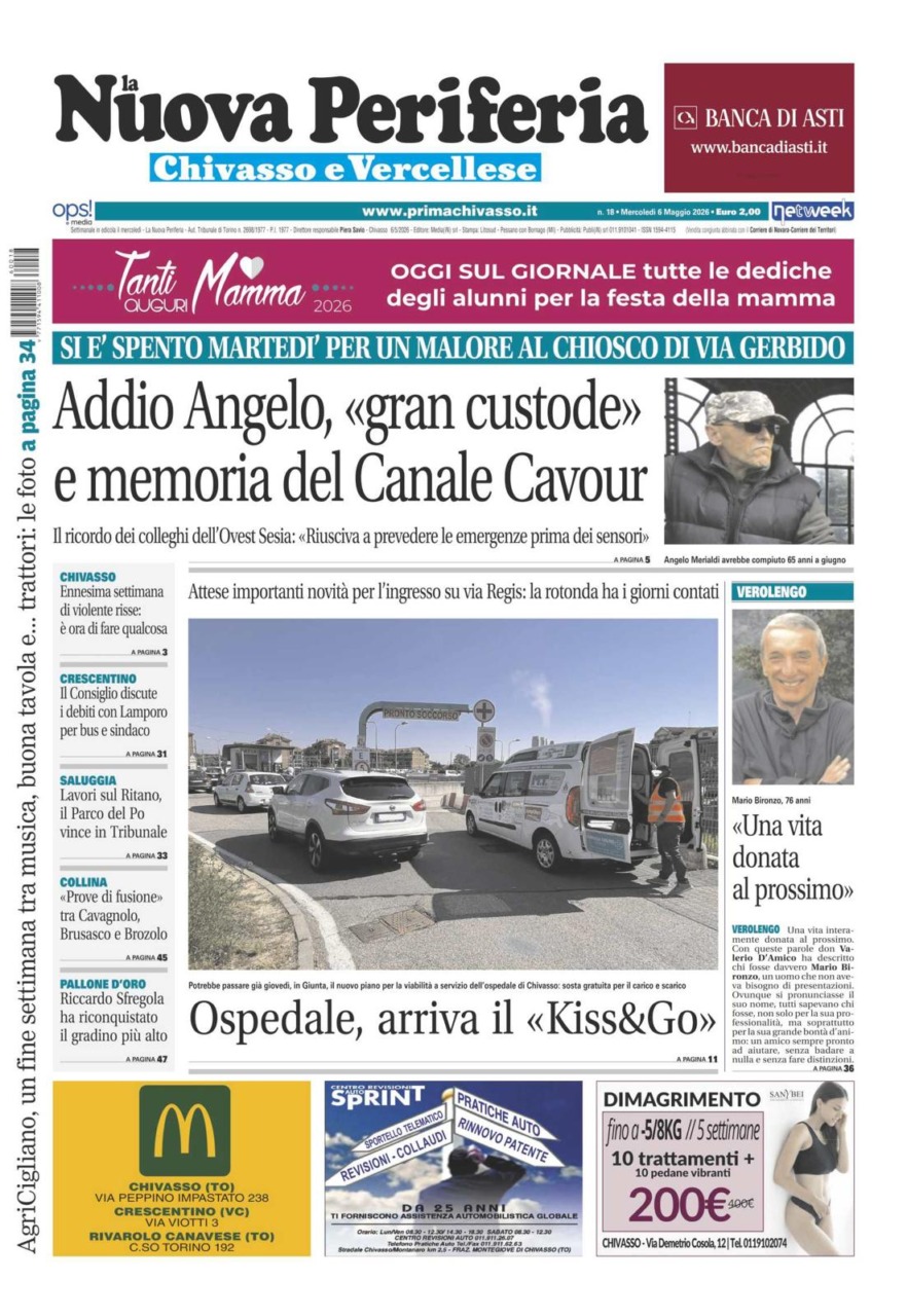 La Nuova Periferia è in edicola oggi, mercoledì 6 maggio