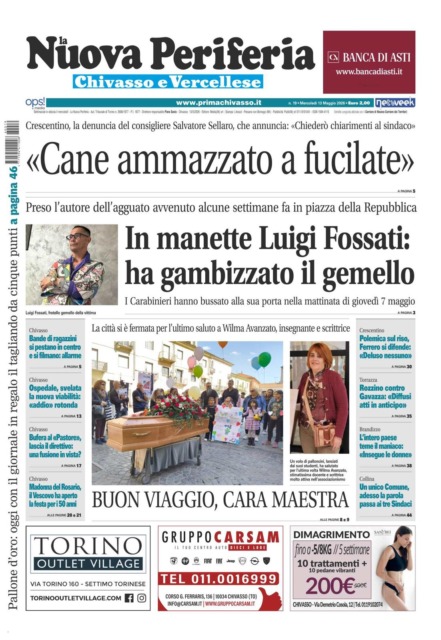 La Nuova Periferia è in edicola oggi, mercoledì 13 maggio