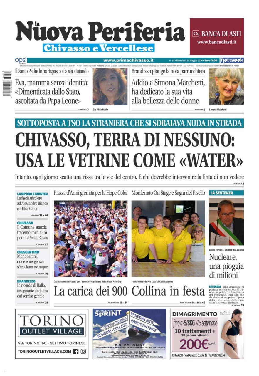 La Nuova Periferia è in edicola oggi, mercoledì 27 maggio