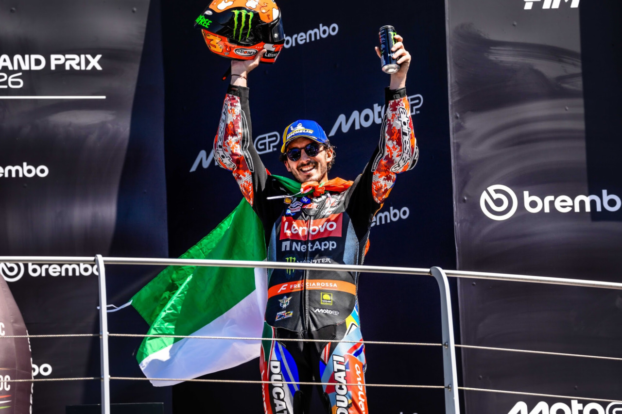Mugello, Pecco Bagnaia porta la Ducati sul podio