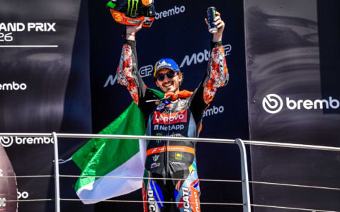 Mugello, Pecco Bagnaia porta la Ducati sul podio