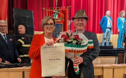 Raffaella Volta è cavaliere della Repubblica