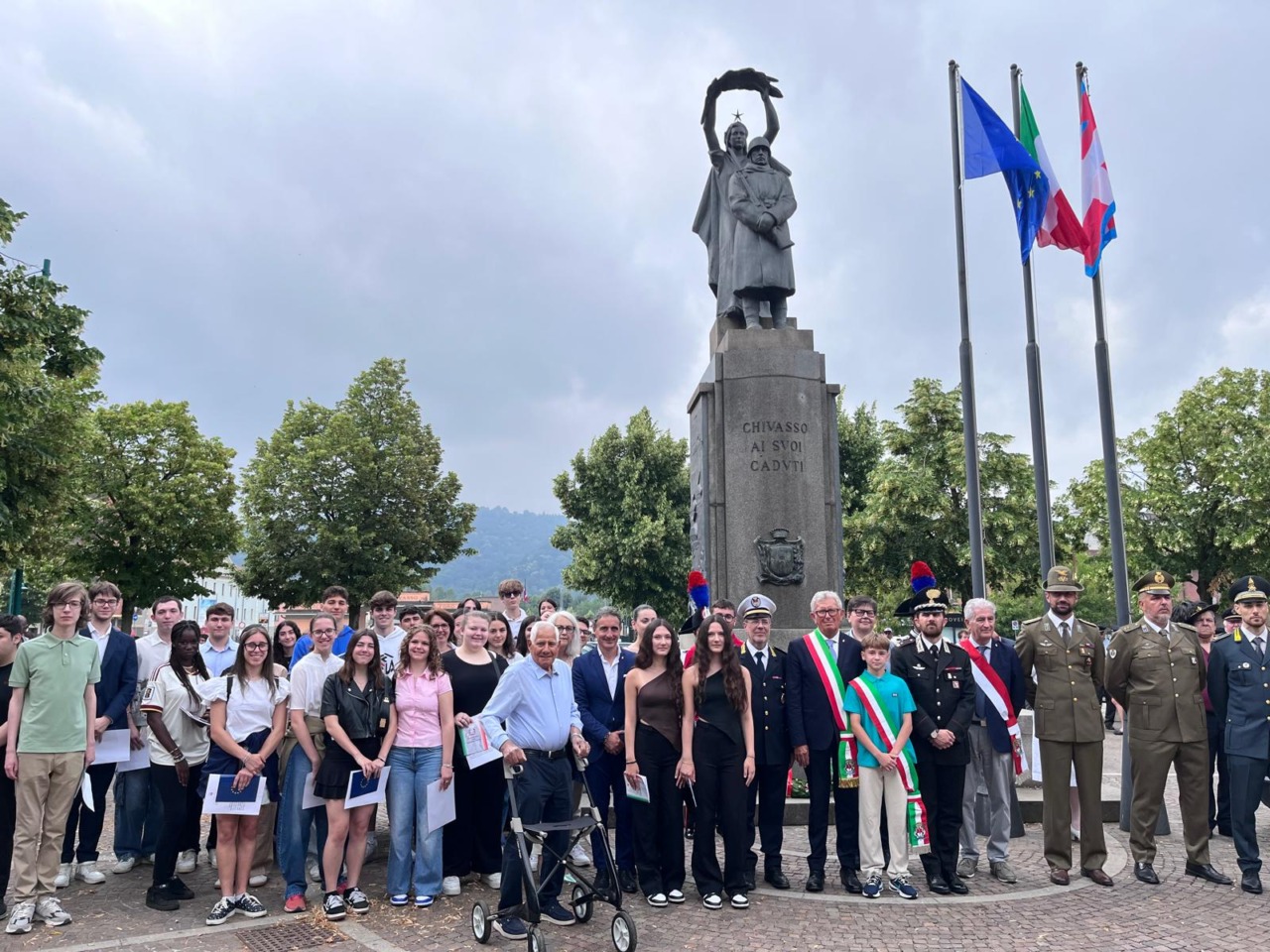 Festa della Repubblica, Chivasso celebra il 2 Giugno LE FOTO