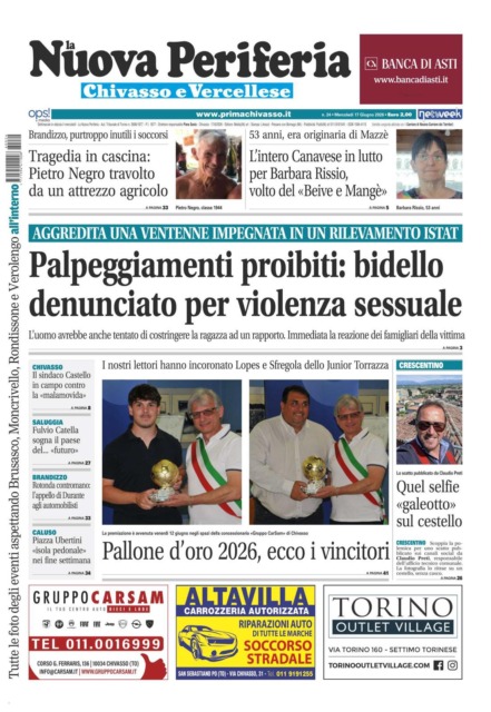 La Nuova Periferia è in edicola oggi, mercoledì 17 giugno