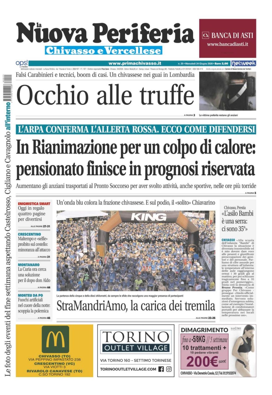 La Nuova Periferia è in edicola oggi, mercoledì 24 giugno