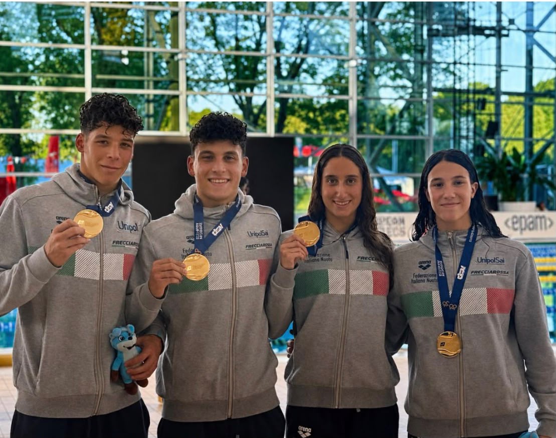 Matteo Ongaro «orgoglio chivassese»:  è oro europeo con la staffetta azzurra