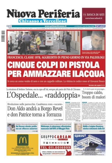 La Nuova Periferia è in edicola oggi, mercoledì 1 luglio