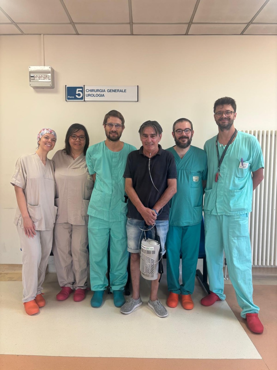 All’Ospedale di Chivasso una colecistectomia laparoscopica con il paziente in respirazione spontanea