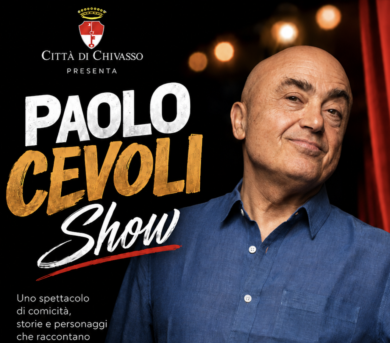 Paolo Cevoli inaugura il nuovo spazio esterno del Teatro Cinecittà
