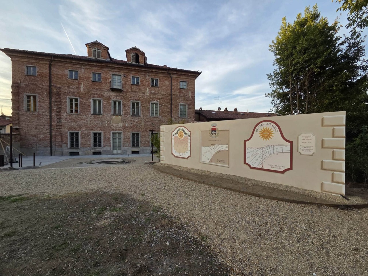 Il Giardino delle Meridiane in ricordo di Tebenghi