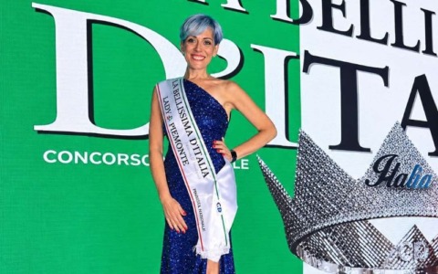 Luciana Russo incoronata Lady Piemonte al concorso I Bellissimi d’Italia