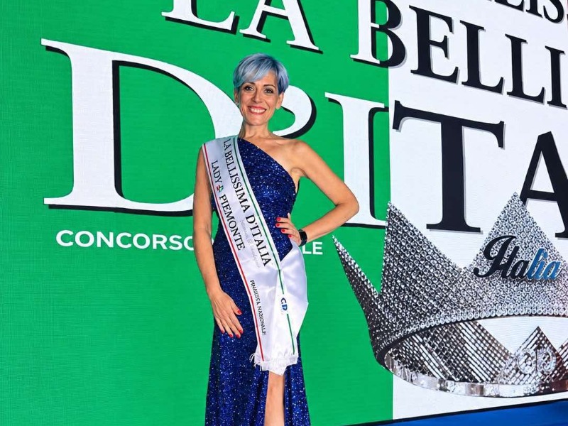 Luciana Russo incoronata Lady Piemonte al concorso I Bellissimi d’Italia