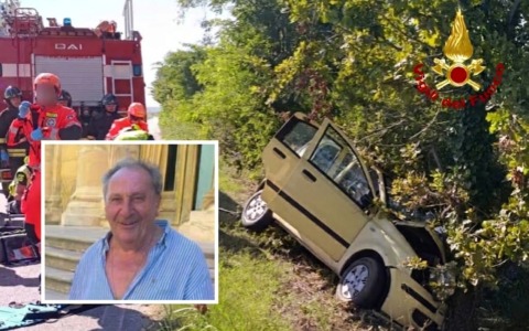 Addio a Ugo Gallina, Saluggia piange l’80enne morto nello schianto sulla provinciale