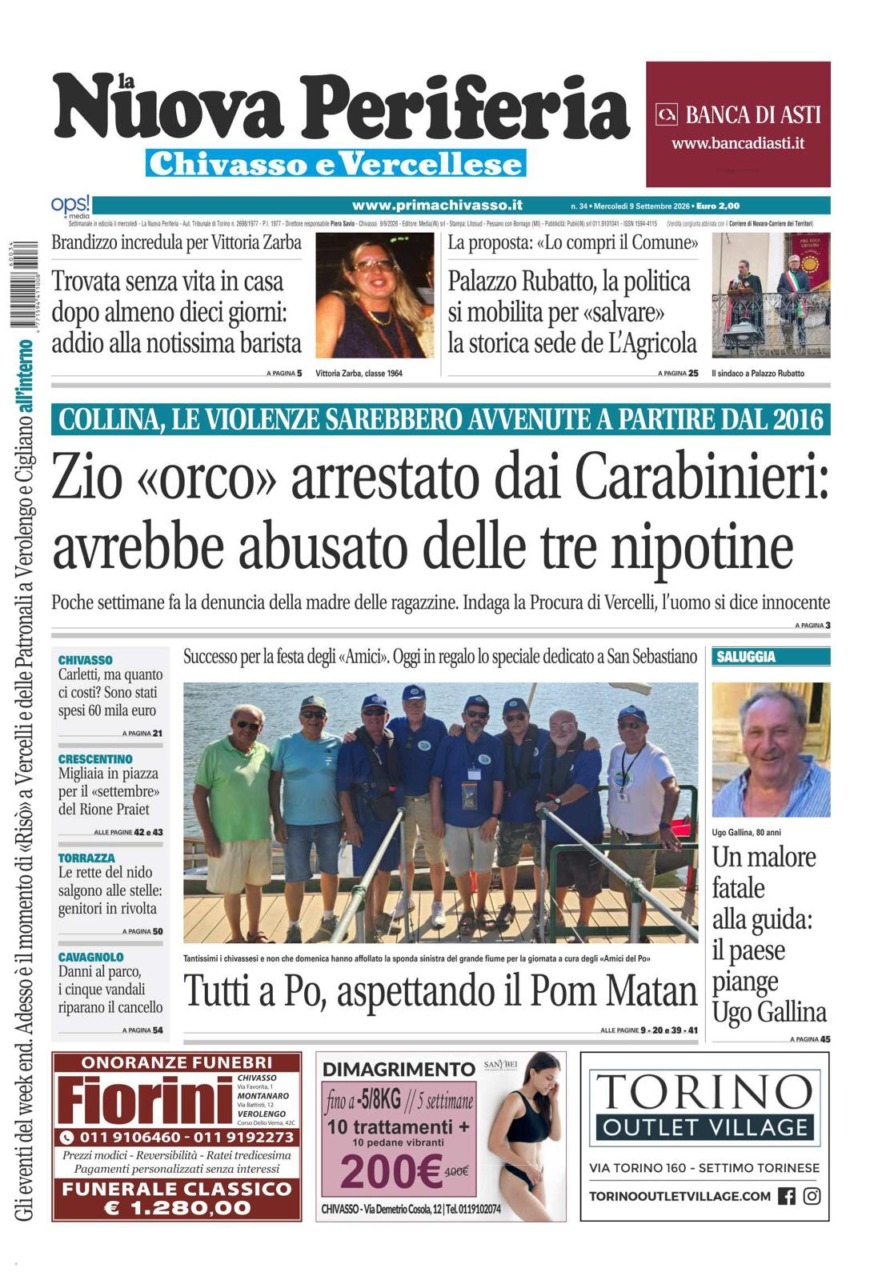 La Nuova Periferia è in edicola oggi, mercoledì 9 settembre