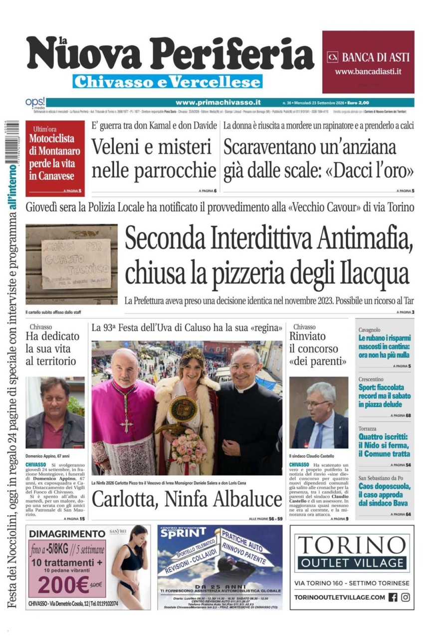 La Nuova Periferia è in edicola oggi, mercoledì 23 settembre