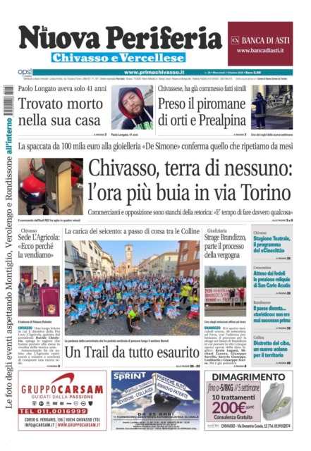 La Nuova Periferia Chivasso 7 ottobre 2026