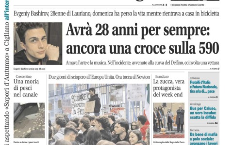 La Nuova Periferia di Chivasso è in edicola: le notizie in primo piano di mercoledì 21 ottobre 2026
